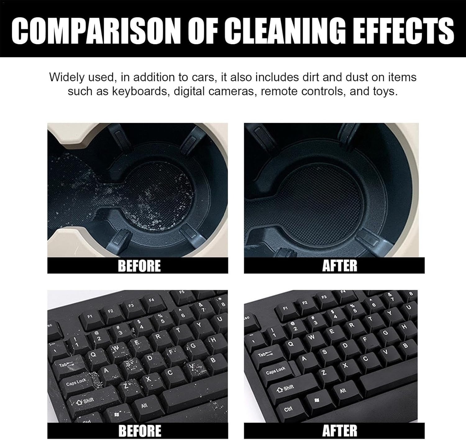 Miniatura 7 de Gel limpiador de polvo para automóvil